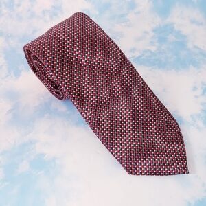 Croft & Barrow‎ Textured Red and Blue Tie